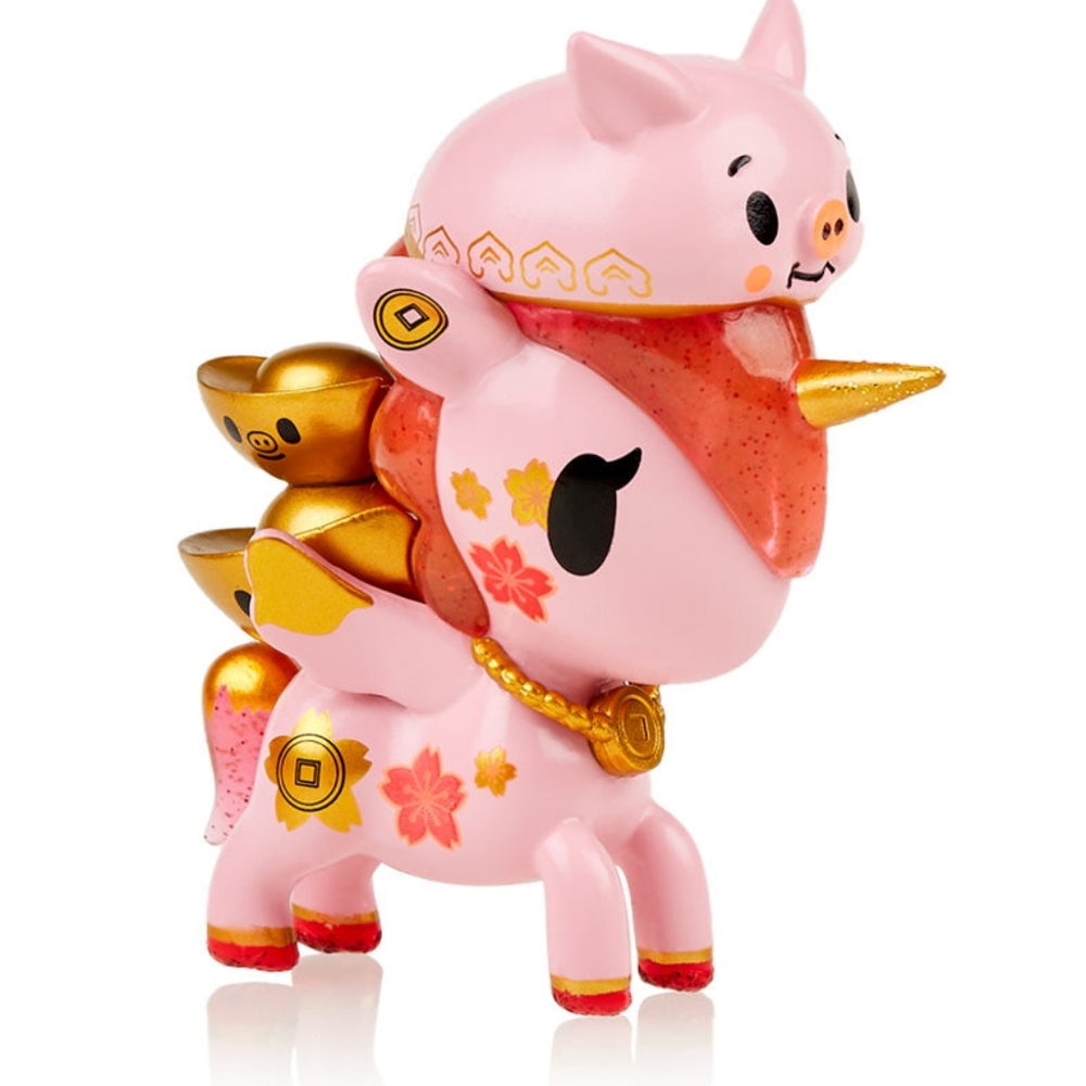 Open Box Lunar Calendar Unicorno Metallico Blind Box Year of the Pig 🐖